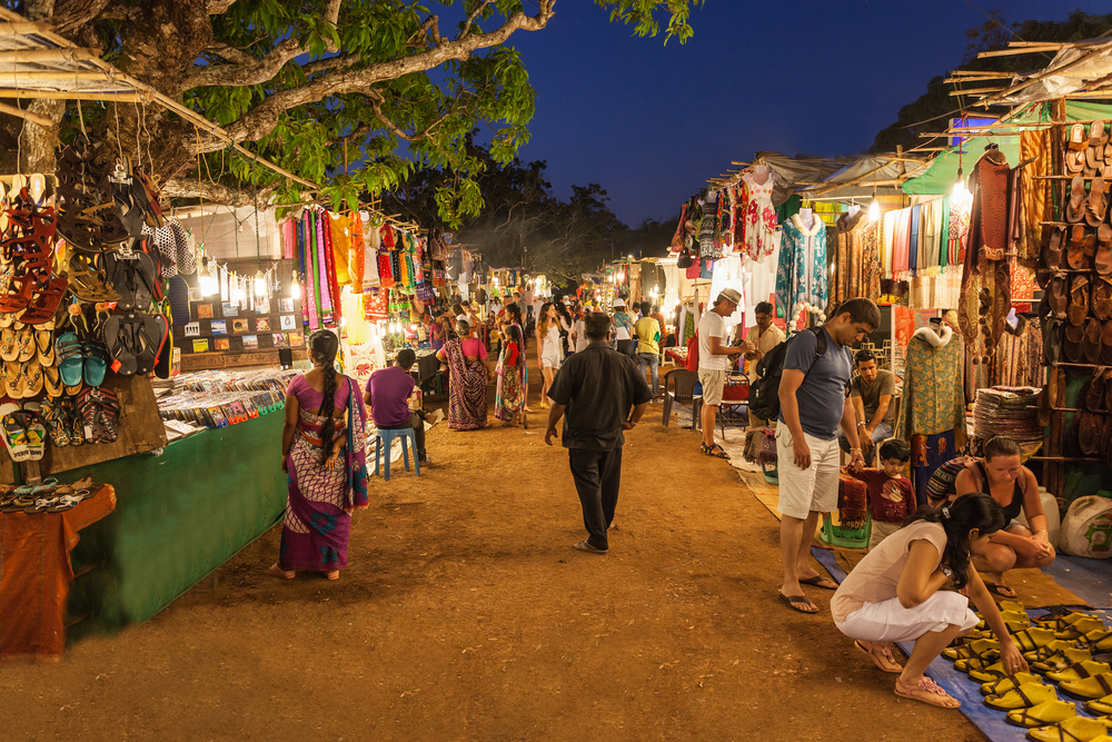 Explore the night markets of Goa