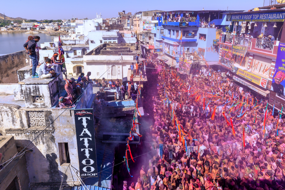 Holi Celebration in Pushkar